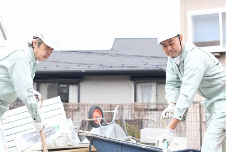 荷下ろしの手伝い